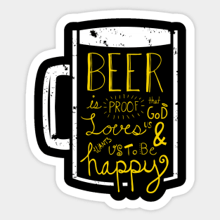 Beer Love Sticker